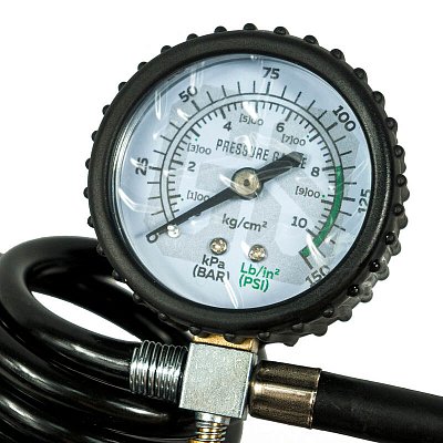 Компрессор 35л/мин 180W 12V 10Атм, шланг с переходником Green Star 