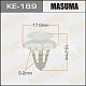 Клипса пластм. крепежная KE-169 Европа Masuma