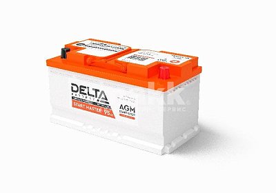 Аккумуляторная батарея 95 Ач Delta AGM о/п 35,3*17,5*19,0