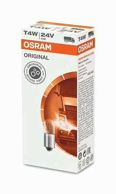 Автолампа T4W 24V OSRAM 3930