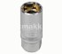 Головка свечная глубокая шестигранная 1/2" 16 мм с магнитом Кraft 700801