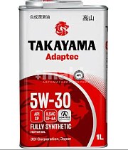 Масло моторное TAKAYAMA Adaptec 5W30 синт. API SP ILSAC GF-6A  1л металл