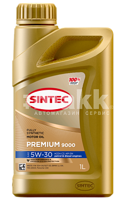 Масло моторное SINTEC PREMIUM 9000 синт 5W30 API SN ACEA C3 1л