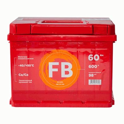 Аккумуляторная батарея 60 Ач FB п/п 24,2*17,5*19