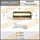 Насос топливный Nissan 100L/H, 3KG/CM2 (сеточка в комплекте) MPU-201 Masuma