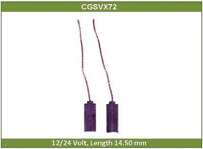 Щетка генератора стартера 4,6*6,4*14,5 12V 24V (ком-кт 2 шт.) CGSVX72 Cargo
