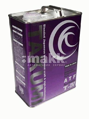 Масло трансмиссионное Takumi ATF Type T-IV 4л   