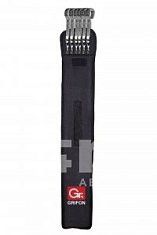 Шампуры GRIFON плоские 45 см, 6 штук в чехле, нержавеющая сталь 1,5 мм