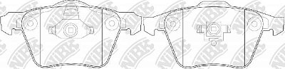 Колодки тормозные передние PN0352 NIBK