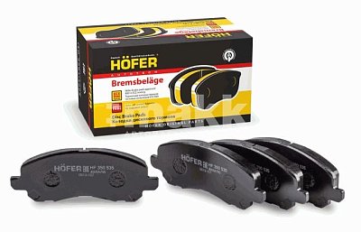 Колодки тормозные передние HF 350 535 HOFER