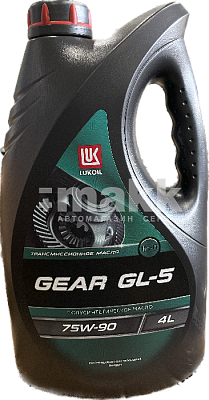 Масло трансмиссионное ЛУКОЙЛ GEAR ТМ-5 SAE (75W90) п/с 4л   