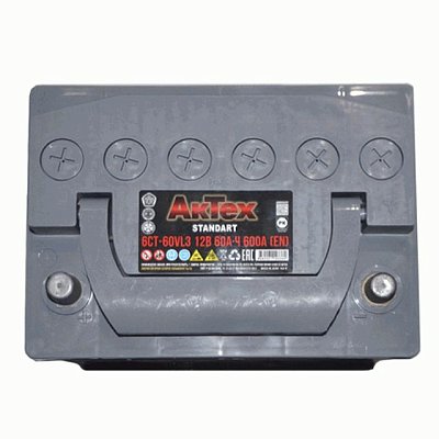 Аккумуляторная батарея 60 Ач Aктех Standart п/п 24,2*17,5*19 