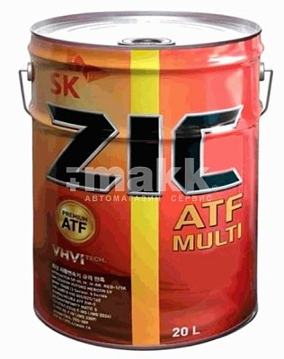 Масло трансмиссионное ZIC ATF Multi HT  20л розлив