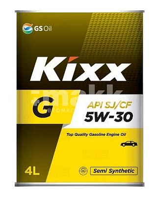 Масло моторное Kixx G SJ API SJ 5W30 п/синт. 4л