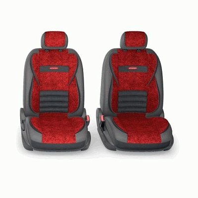 Чехлы MULTI COMFORT 11предметов чёрно/красные MLT-1105GV BK/RD АКЦИЯ