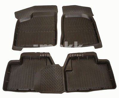 Коврики в салон LADA 2110-11,12 (1995-2007) к-т 4шт черный SRTK LD.10.01001
