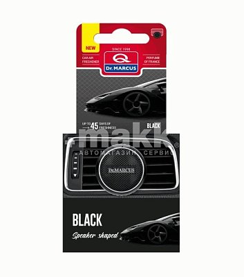 Ароматизатор на дефлектор Dr.Marcus Speaker Shaped Black 21г DM210box