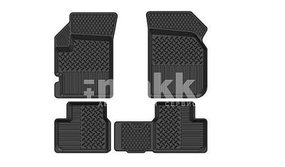 Коврики в салон Daewoo Matiz (98+)/ Ravon Matiz (15+) к-т 4шт черный SRTK D.MAT.98G.02X11