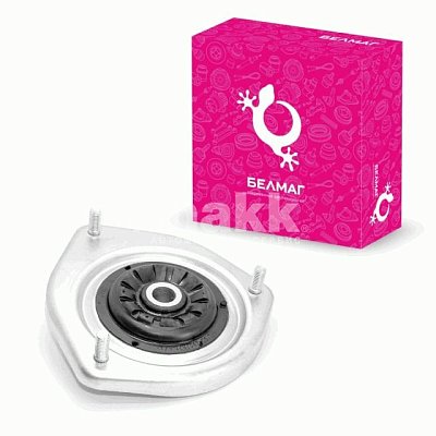 Опора амортизационной стойки ВАЗ 2190 передн., с болтами в сборе и подшипником, арт. BM.0161 БелМАГ