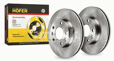 Диск тормозной передний HF 130 281 HOFER