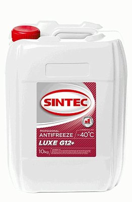Антифриз  Sintec Luxe (-40) 10кг G12+ (красный)