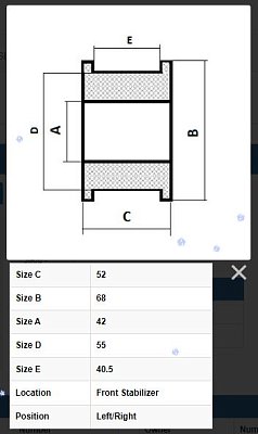 Втулка стабилизатора переднего Toyota 4Runner/Lexus GX400 GRJ158/URJ150 2009 (d-42) BL21206 JIKIU