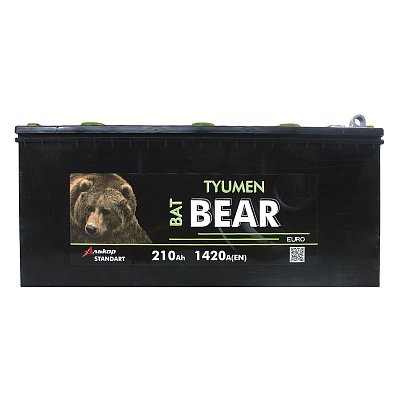Аккумуляторная батарея 210 Ач Tyumen BatBear п/п 51,8*22,8*23,8