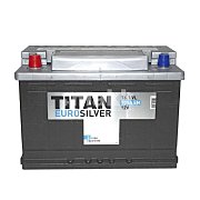 Аккумуляторная батарея 76 Ач Титан Euro Silver п/п  