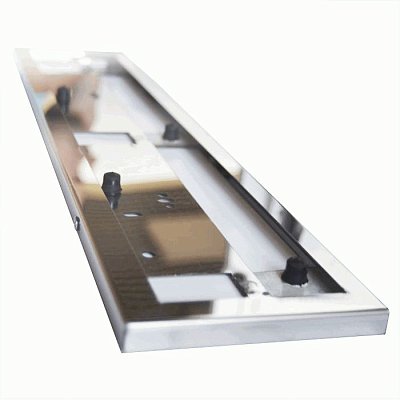 Рамка номерного знака Exprofesso нержавеющая сталь облегченная (задник из нерж.)