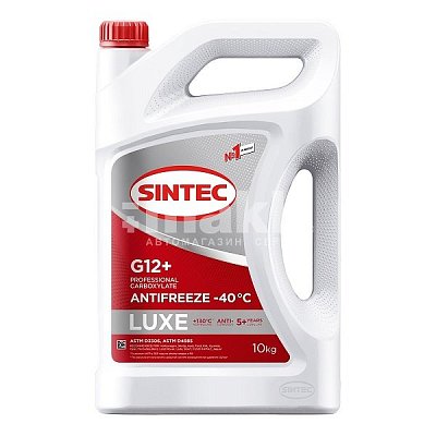 Антифриз  Sintec Luxe (-40) 10кг G12+ (красный)