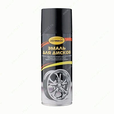 Эмаль для дисков ASTROhim черная 520мл аэрозоль