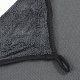 Салфетка из микрофибры 50x60 профессиональное полотенце Green Star серая с черным 600 гр/м2