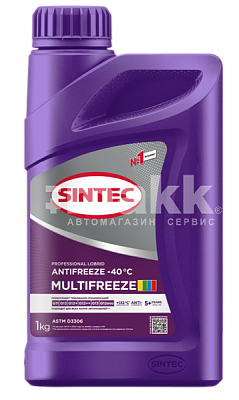 Антифриз  Sintec MULTI FREEZE (-40) 1кг (фиолетовый) 