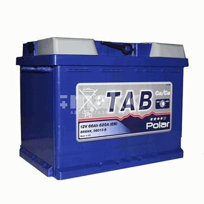 Аккумуляторная батарея 66 Ач Tab Polar Blue п/п (121566) 24,2*17,5*19