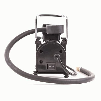 Компрессор  30л/мин 140W 12V металлический поршень, в компл 3 насадки Car Performance CP-30