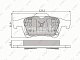 Колодки тормозные задние BD6302 LYNXauto