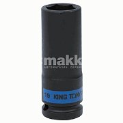 Головка торцевая ударная глубокая шестигранная 1/2", 19 мм King Tony 443519M