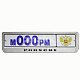 Рамка номерного знака металл PORSCHE (нержавеющая сталь) 36077