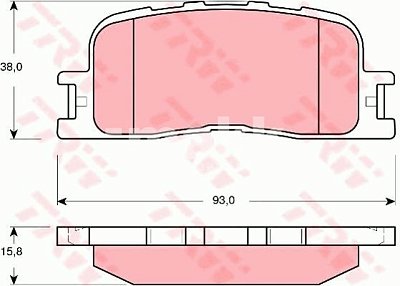 Колодки тормозные дисковые задние PBP7011 PATRON