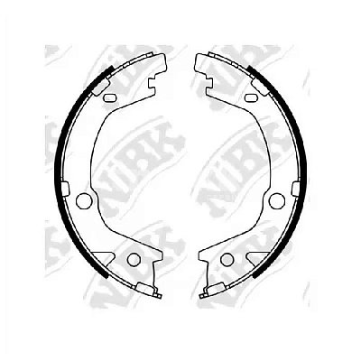 Колодки тормозные задние FN11004 NIBK