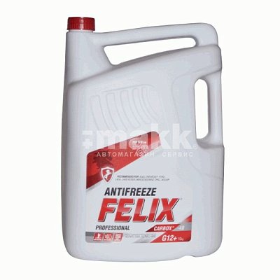 Антифриз FELIX Carbox 10кг G12+ красный