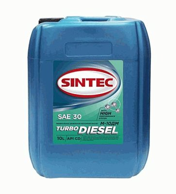 Масло моторное SINTEC Turbo Diesel М10ДМ SAE 30 API CD 10л