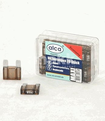 Предохранитель большой флажковый 70А Alca 667-200