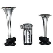 Сигнал автомобильный AVS HR 02 (2 шт. комплект) Хром