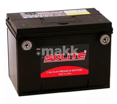 Аккумуляторная батарея 75 Ач Solite  п/п (75-650) (650А ССА) боковые клеммы ("Волга - SIBER") 23,0*17,9*18,4