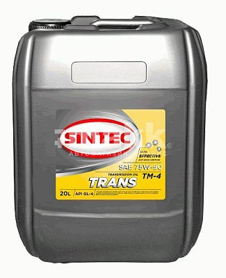 Масло трансмиссионное SINTEC TRANSMISSION 75W90 п/с API GL-4 ТМ-4 20л розлив