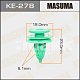 Клипса пластм. крепежная KE-278 Европа Masuma