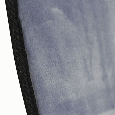 Накидка на сиденье серая GSt искусственный мех короткий ворс 1 шт