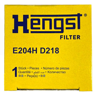 Фильтр масляный Hengst E204H D218 (HU 6004 x) BMW, TOYOTA
