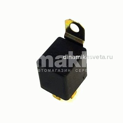 Реле силовое 4-е контакта 90374710 12V 30A DEON с кронштейном 
